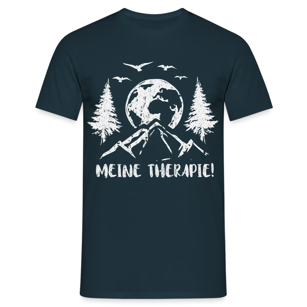 Bergmensch Berge Wandern Natur Shirt Meine Therapie Lustiges Geschenk T-Shirt