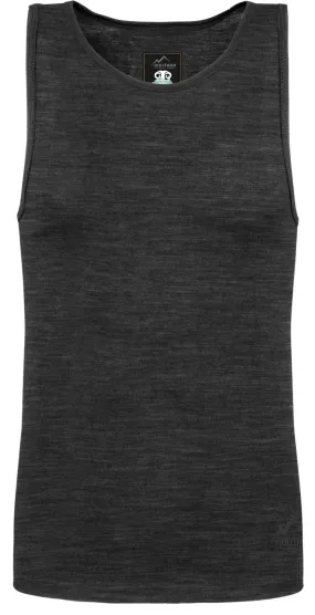 Herren Merino Unterhemd „Alice Springs“ Anthrazit