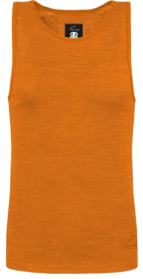 Herren Merino Unterhemd „Alice Springs“ Orange